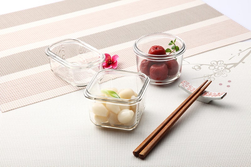 Glasslock Korea Tempered Glass Storage Containers with Lid - Classic 120ml Square - Airtight Food Storage Kitchen Container - Office Lunch Tiffin Box/Bowl, Microwave/Dishwasher/Fridge/Freezer Safe - Image 2