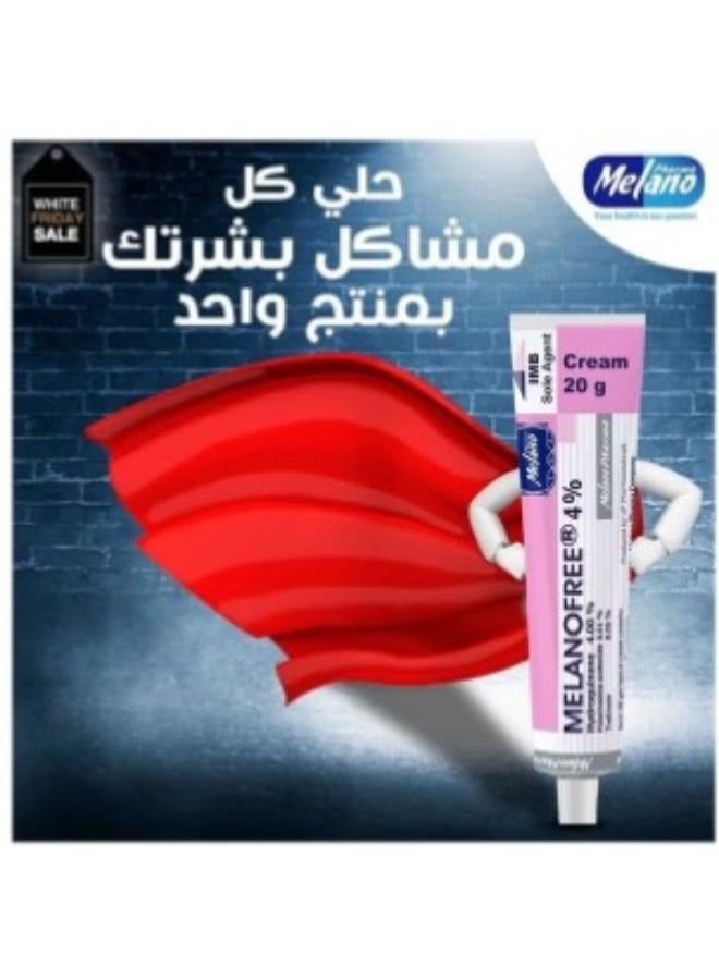 Melano Pharma Melano Free Hydroquinone Cream 4% 20gram - Image 5