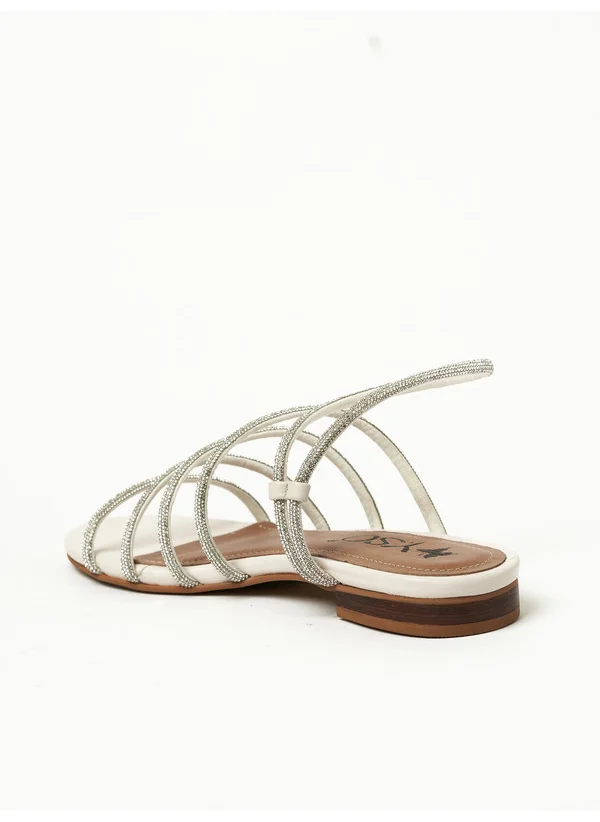 ييزو Y.SO Ladies Flat Sandals Silver | Made In India