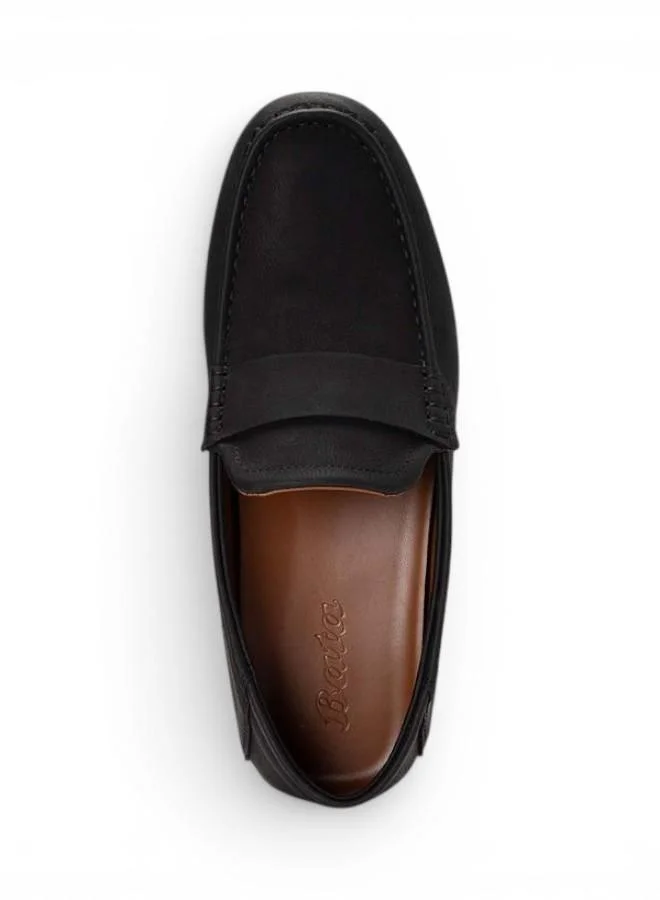 Bata Black Classic Slip-On Formal Shoes for Men | Best Price UAE