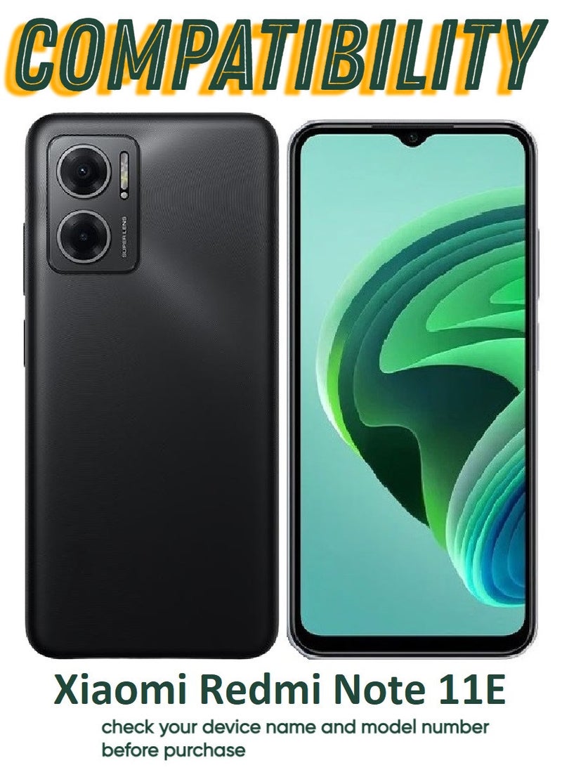 ACLIX 2 Pieces Antistatic ESD Dustproof Premium Quality High Definition Tempered Glass Screen Protector Designed For Xiaomi Redmi Note 11E - Image 3
