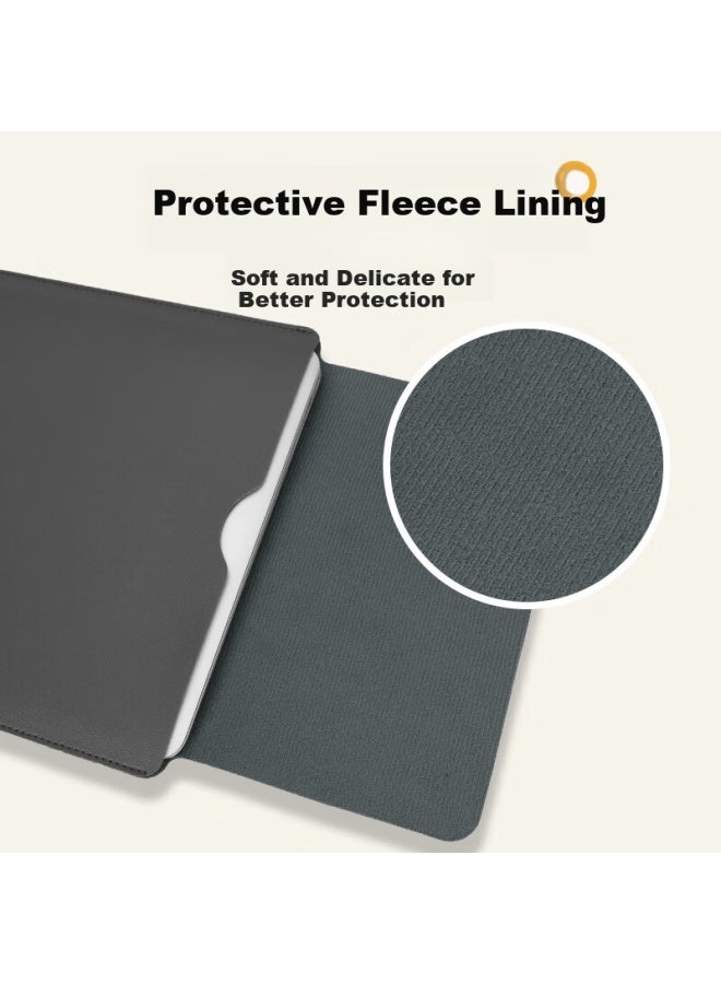 BUBM Biyoumei 14-inch Laptop Sleeve Compatible With Slim Apple Xiaomi Huawei Leather Magnetic-free Protective Case - Image 4