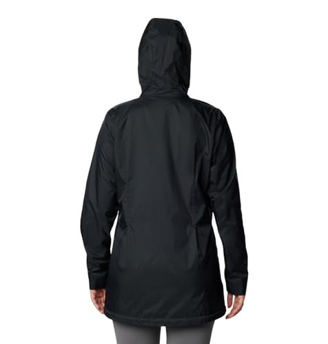 Columbia Women's Switchback Lined Long Jacket, Black, X-Small - Image 2