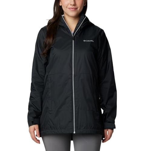 Columbia Women's Switchback Lined Long Jacket, Black, X-Small - Image 1