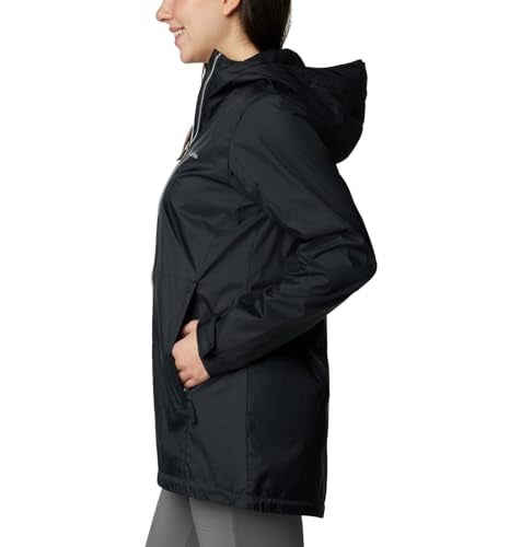 Columbia Women's Switchback Lined Long Jacket, Black, X-Small - Image 3