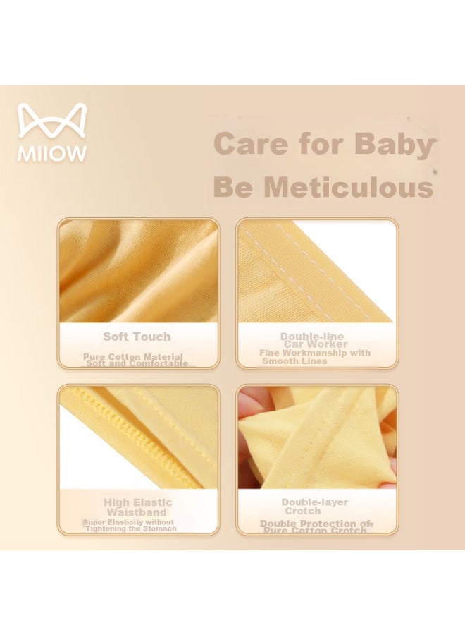 MIIOW Maoren Children's Disposable Underwear, Pure Cotton, Sterile, For Girls And Boys, No-wash Boxer Briefs, For Travel And Outings, Individually Packed  - Image 5