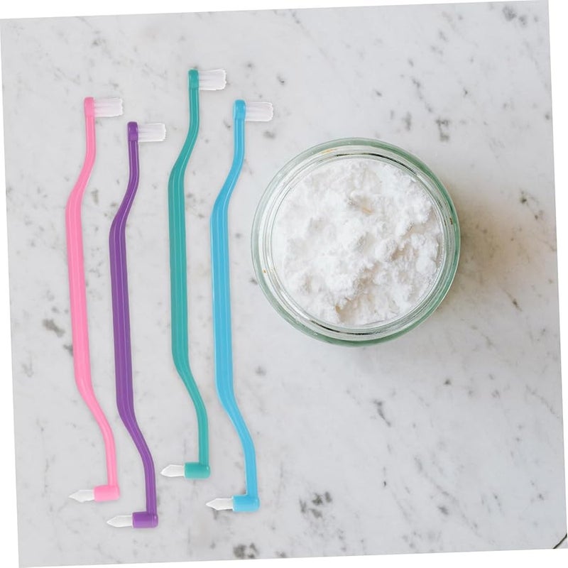 5 Pack 20pcs Ergonomic Interdental Brush Double Headed Compact Travel Toothbrush - Image 4