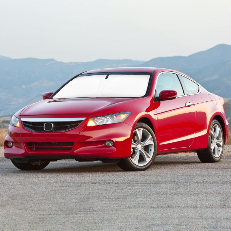 غطاء واقي من الشمس لزجاج السيارة لسيارة هوندا أكورد 2012 20112008 سيدان LX EX EXL تورينغ ملحقات واقي الشمس 240T طلاء درع النوافذ يناسب أكورد حامي الشمس يحافظ على برودة السيارة