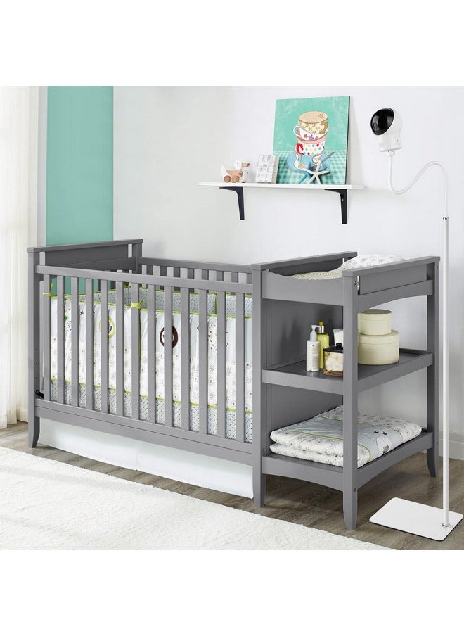 iTODOS 68.8" Adjustable Height Baby Monitor Floor Stand Holder for Infant Optics DXR-8 Pro,Eufy Spaceview/Spaceview Pro/Spaceview S,Nanit Pro,Motorola,Owlet Baby Monitor and Cameras with 1/4 Screw Mount  - Image 1