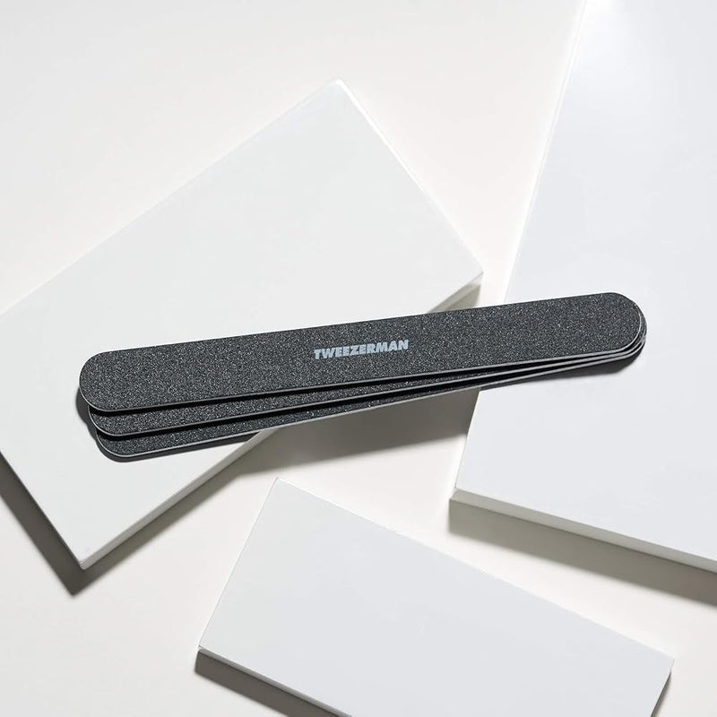 تويزرمان مجموعة من 3 ملفات زجاجية متخصصة لتنعيم الأظافر من تريزرمان (Tweezerman Professional Nail Files). - Image 3