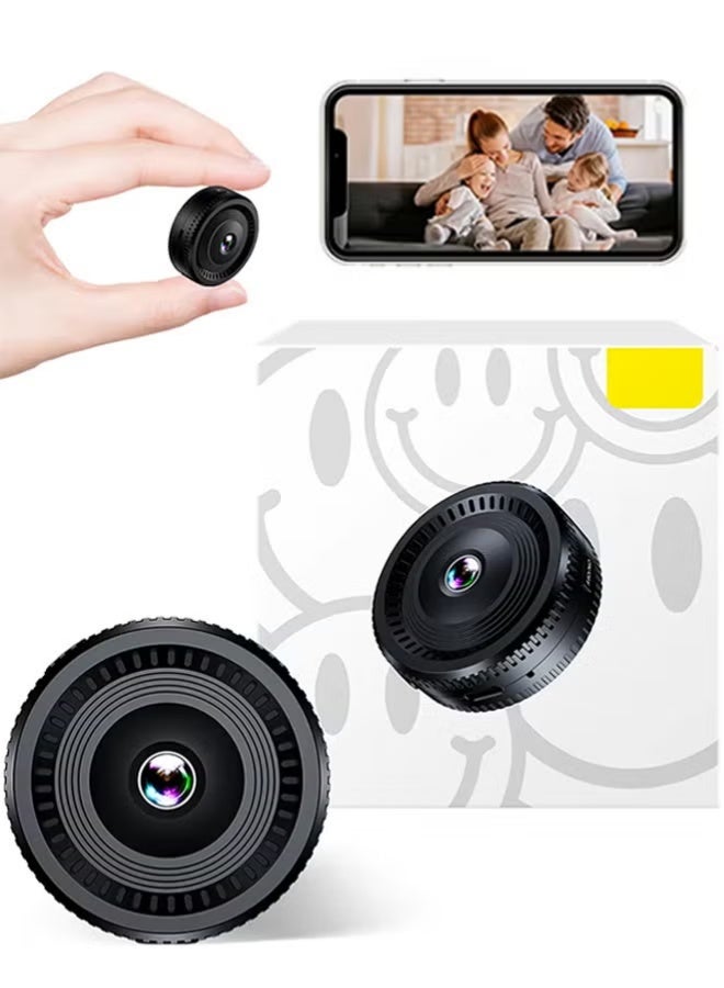 Wireless Network Camera Mini WiFi Camera , with 128G Card, 1080P HD Home Night Vision Remote Monitoring Micro for Home Offices Security - Image 1