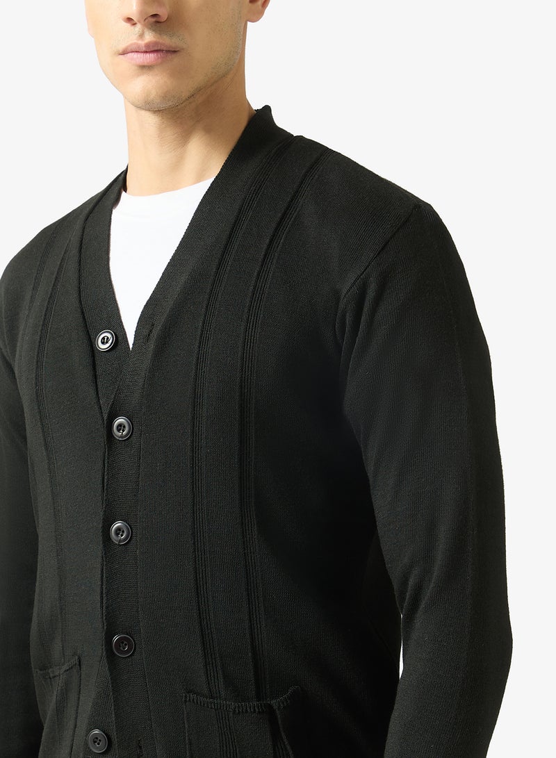 Robert Wood Casual Buttoned Cardigan - Image 5