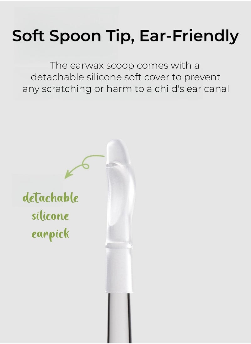 Be a better mom Earwax Remover Tool for Baby Toddler, LED Earwax Spoon Safe Ear Pick Spoon with Ultra-Small Spoon Tip  - Image 4