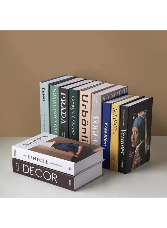 Arabest Modern Decorative Faux Books, Bundle of 3, Small Size, Multi Color, Flip Top Closure, Perfect for Home & Office Decor - Image 5