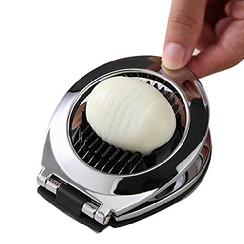 Unigift Stainless Steel Egg Slicer With 3 Slicing Styles - Image 1