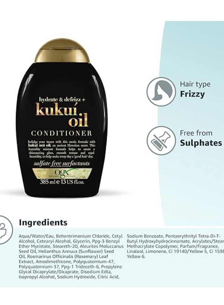 أو جي إكس بلسم زيت كوكوي للشعر المجعد 385 مل - Image 3