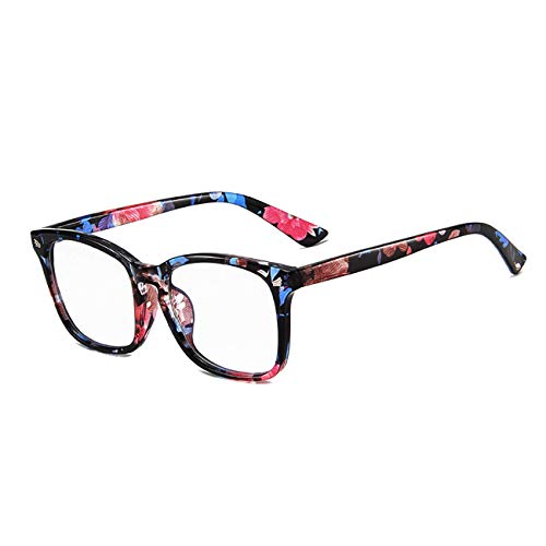 MAXJULI Blue Light Blocking Glasses,Computer Reading/Gaming/TV/Phones Glasses for Women Men(Flower Black) - Image 2
