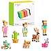 PIXIO Mini Magnetic Blocks Building Toy in The Pixel Art Style with Free App 516 Magnetic Cubes Construction Set Open Ended Creativity Toy for Kids 400PCS Ages 6 - Image 2