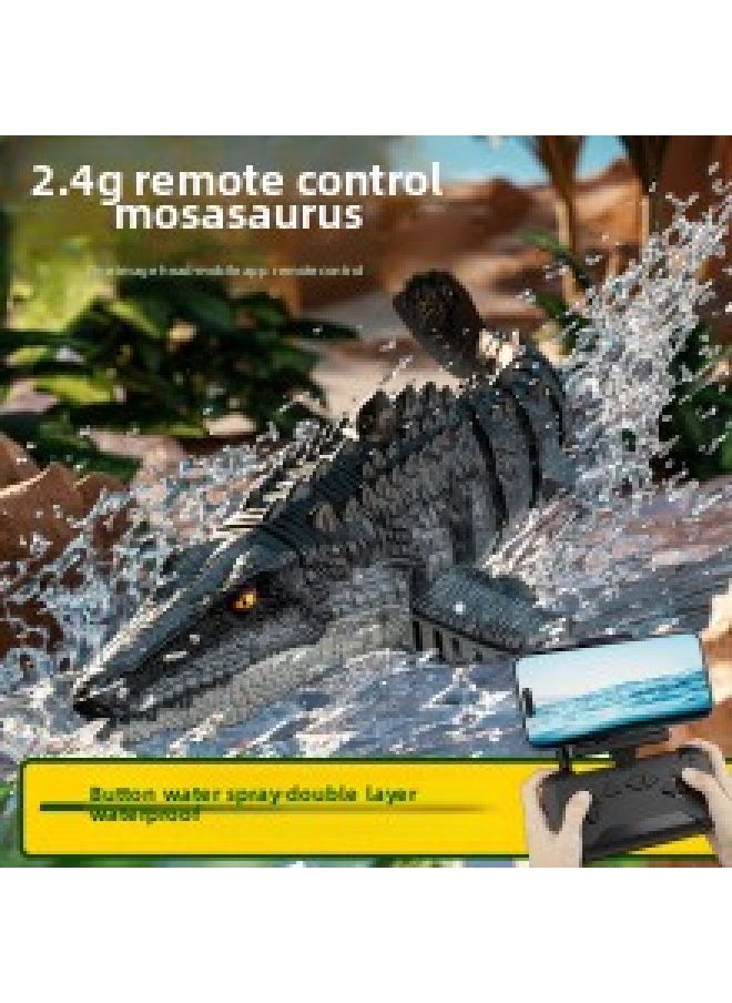 المنتج 4DRC2.4G جهاز التحكم عن بعد Canglong Water Jet التحكم عن بعد السفينة S11 لعبة محاكاة التحكم عن بعد اللاسلكية - اللون: S11- لا يوجد كاميرا + ضوء رذاذ الماء مقاوم للماء - المواصفات: حزمة بطارية مزدوجة - بطارية احتياطية  - Image 2