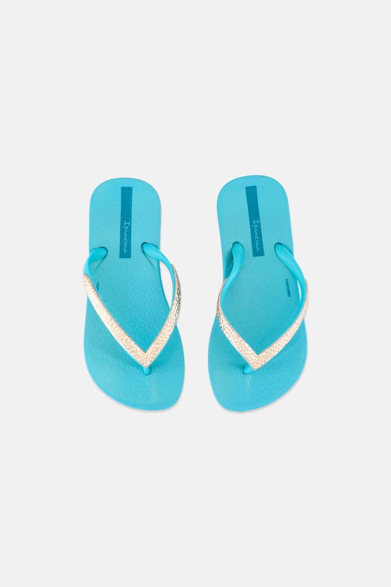 Ipanema Kids Girl Slip On Flip Flops, Blue Rose - Image 3
