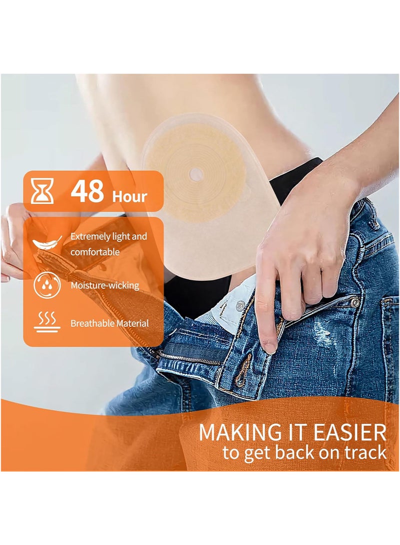 Generic 10pcs One-Piece Closed Colostomy Bags, 15mm-65mm Cut-to-Fit, One Piece ostomy Disposable Pouch Ostomy Supplies for Ileostomy, Travel Backup  - Image 5