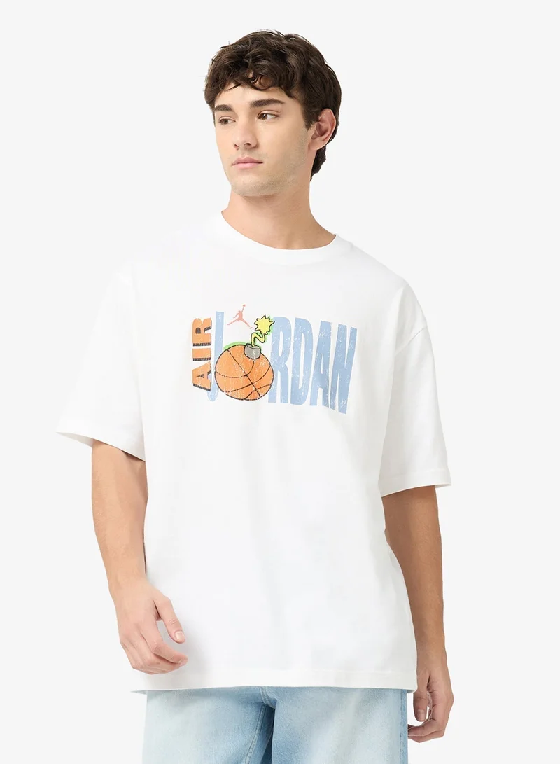 Jordan Jordan Cartoon Graphic T-Shirt