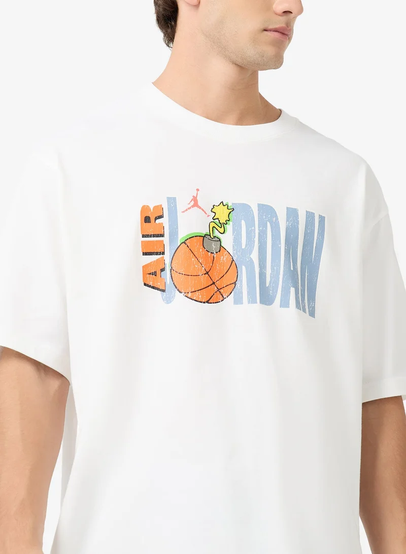 Jordan Jordan Cartoon Graphic T-Shirt