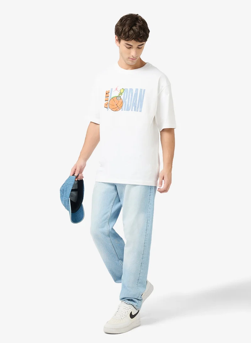 Jordan Jordan Cartoon Graphic T-Shirt
