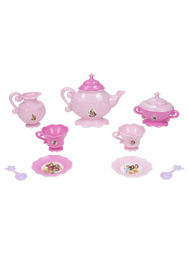 Disney Princess Tea Set Value 11 Pieces | Kitchen Playset | Tea Playset | Interactive Playset | Imaginative Play | Role Play | Pretend Play | Gift for Kids and Toddlers - Image 2