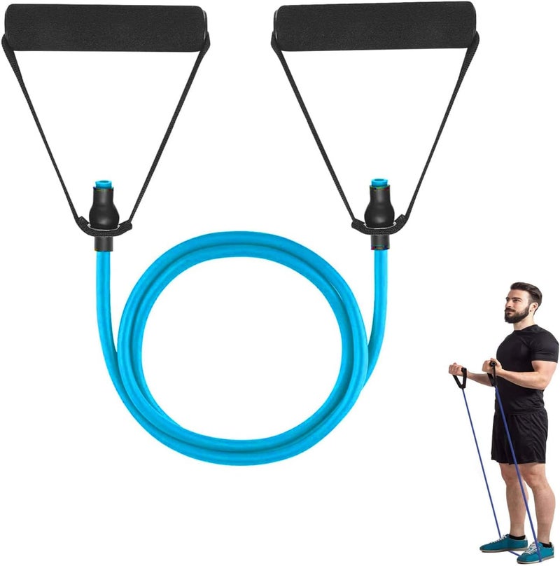 RHYNOFIT Resistance Tube for Full Body Workout - Boost Strength and Flexibility with High-Performance Exercise Tubes, Ideal for Home Fitness - Image 1