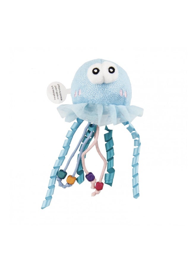 GiGwi Shining Friends Jellyfish with Activated LED Light & Catnip Inside