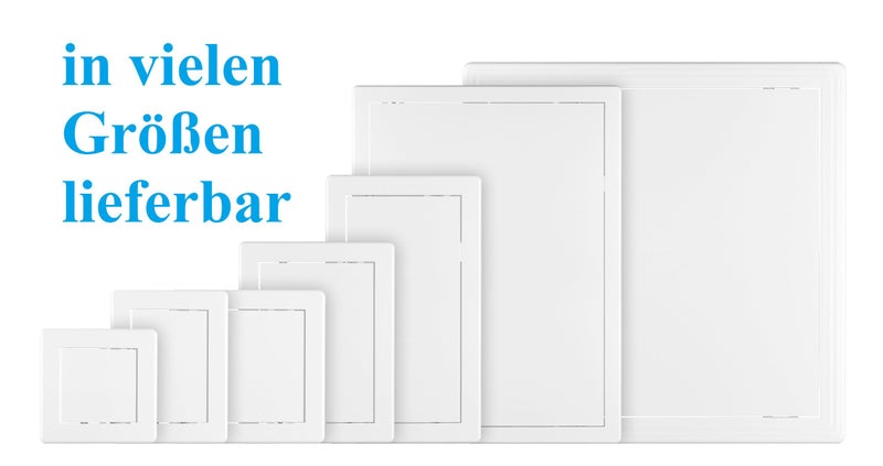 Awenta 300 x 400 mm Plastic Access Panel Door - White - Inspection Hatch - Concealed Hinge - Removable Door - Paintable Smooth Surface (12 x 16 Inches) - Image 3