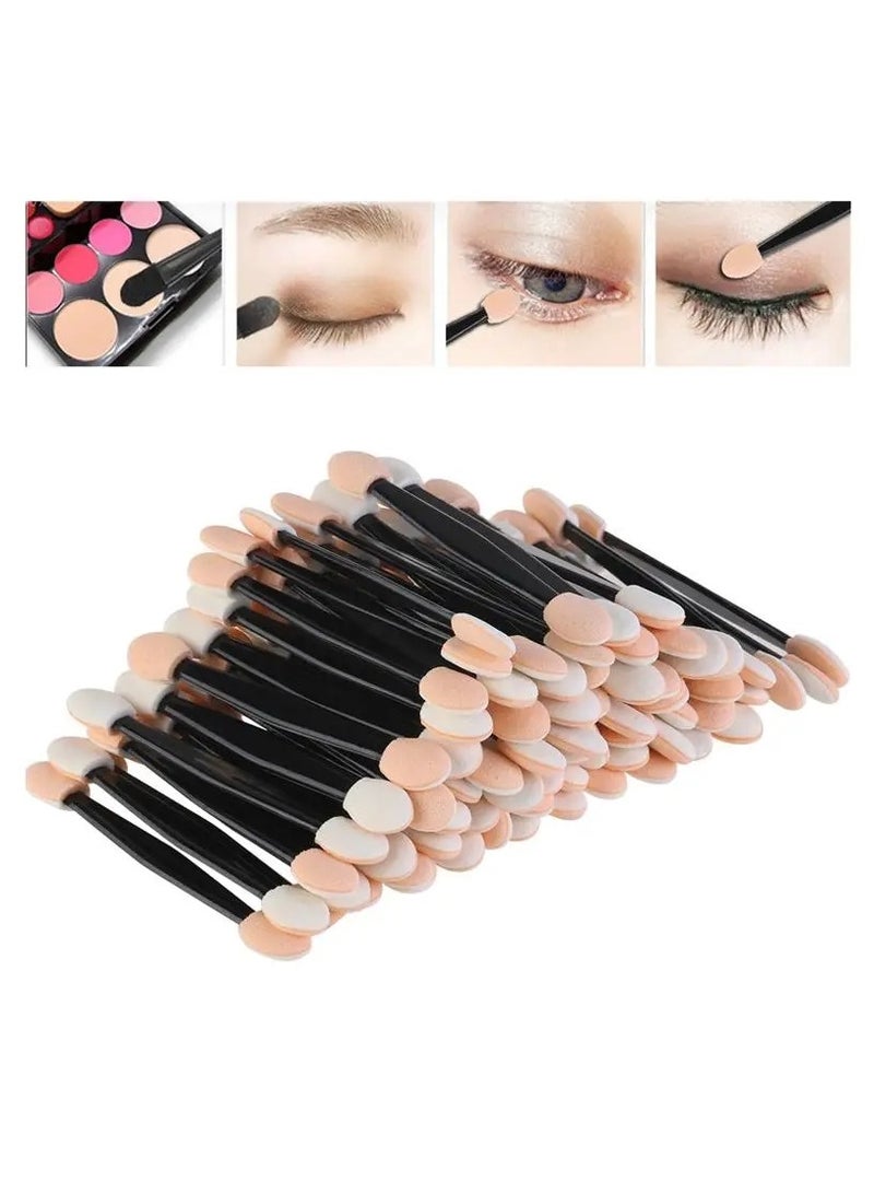 ORiTi 30Pcs Pro Sponge Stick Eye Shadow Brush Applicator Cosmetic Make Up Double Head Eyeshadow Brush For Women Makeups - Image 2
