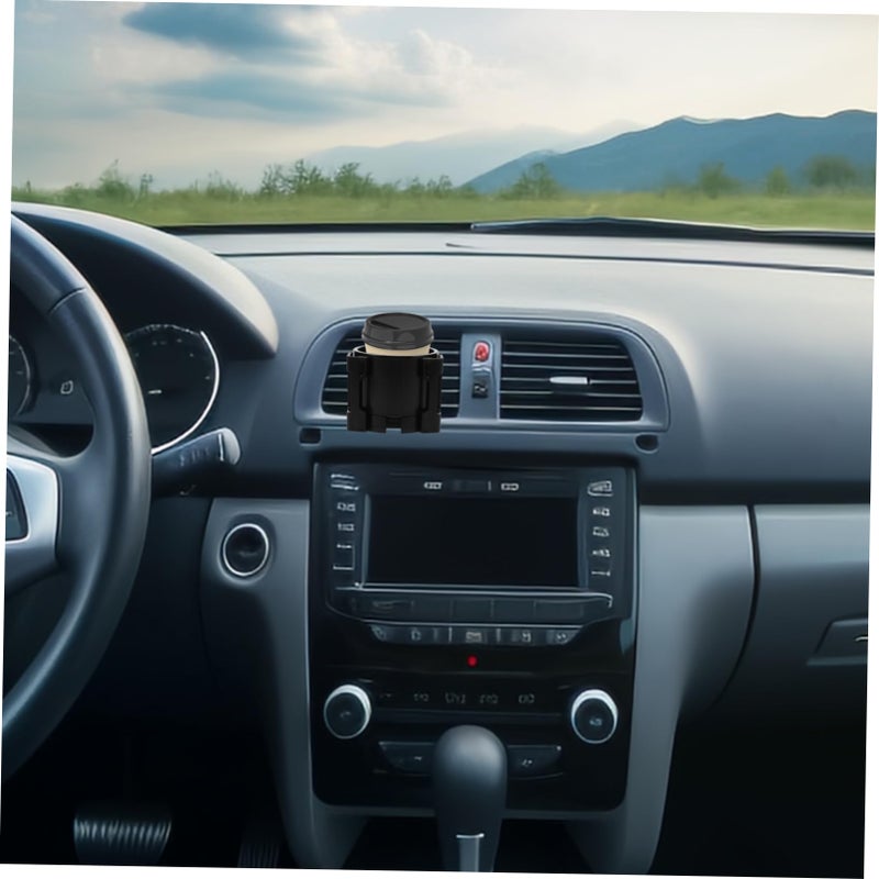 Car Air Vent Cup Holder Multifunctional Drink Mount Compact Easy Installation Space Saving - Image 3