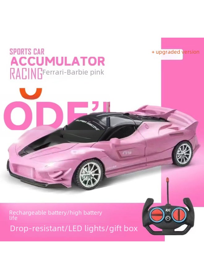 Realistic Remote Control Racing Car Children's Electric Toy Car Rechargeable Off-road Jeep Four-wheel Drive Model 1 18-Color:Activity Yellow Gift Box Edition-Proportion:Charging 3 Lithium Version  - Image 2
