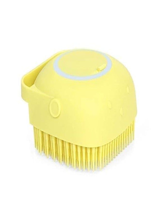 Brighterbee Silicon Massage Bath Brush | Exfoliating Brushes | Soft Body Exfoliator | Scrub with Soap Dispenser Brush | Body Scrubber | Bath Loofah for Babies |(Multicolor) (Pack of 1) - Image 4