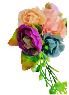 AIWANTO Artificial Flower Heads For Decoration Artificial Flowers Crafts Scrapbooking and Holiday Wedding(Style-2)  - Image 3