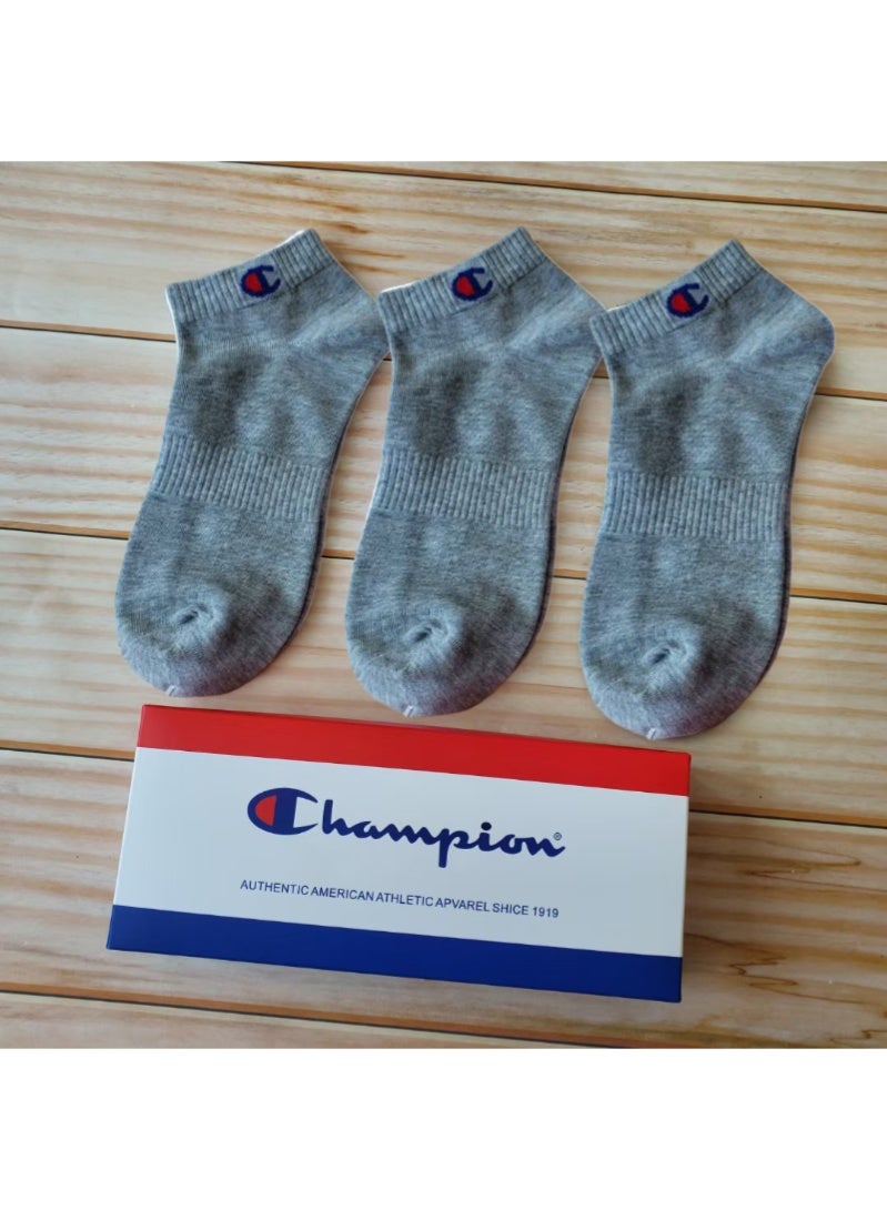 Champion 5 Pack Ankle Crew Socks - Image 2
