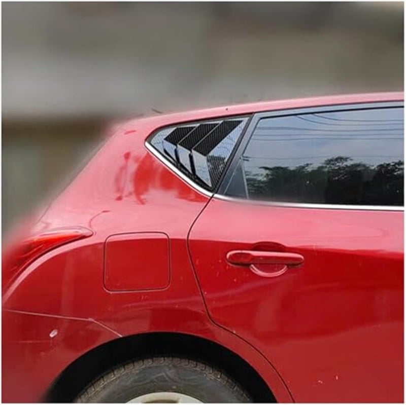 QASULER Car Rear Louver Window Cover for Nissan Tiida - Image 4