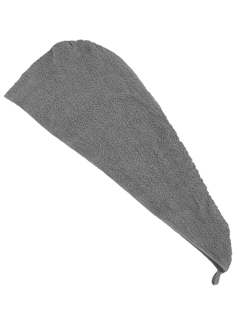 Siesta Zen - Premium Quality 100% Pure Combed Cotton Soft Hair Towels, Easy Button use to hold for Women & Kids with Wet, Curly, Long, or Thick Hair, Anti frizz, Quick Dry Towel Turban, Super Ultra-Absorbent - Image 1
