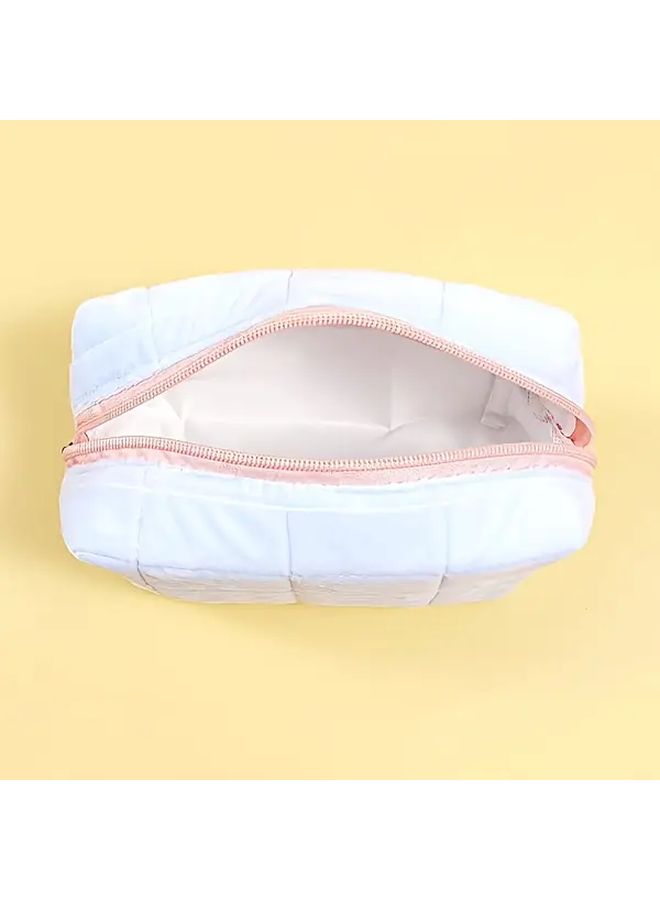 Purple Cosmetic Storage Bag Large Capacity Chic Simple Design for Women Travel Vanity Organizer - Image 5