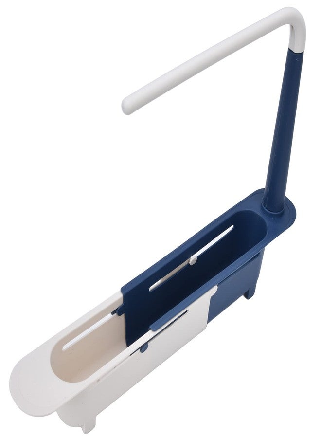 Focket Telescopic Sink Storage Rack, 2 in 1 Kitchen Sink Sponge Holder Organizer Drying Rack, Expandable Sink Caddy Kitchen Sink Organizer Dish Drainer for Sponge, Brush, Soap, Dish - Image 1