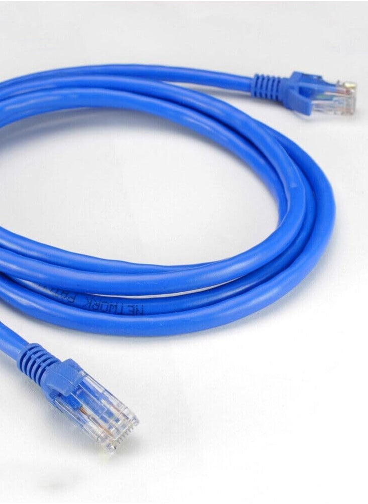 Tortox CAT6E Ethernet Cable, ETL Verified To ETA/TIA 568, 10Gbps Download Speed, UTP 4 Pairs 24AWG Patch Cable, PVC Outer Jacket, Splashproof Cable (0.5M)