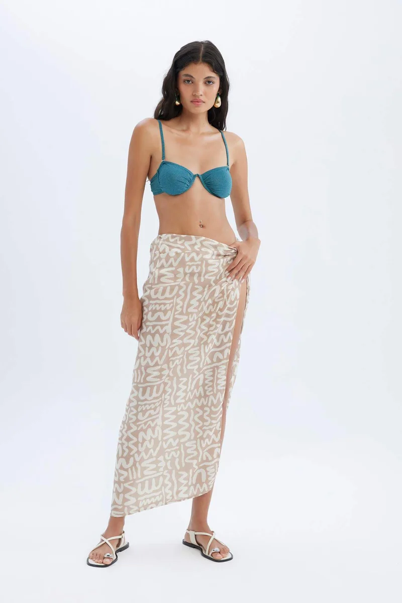 Defacto Regular Fit Printed Beachwear