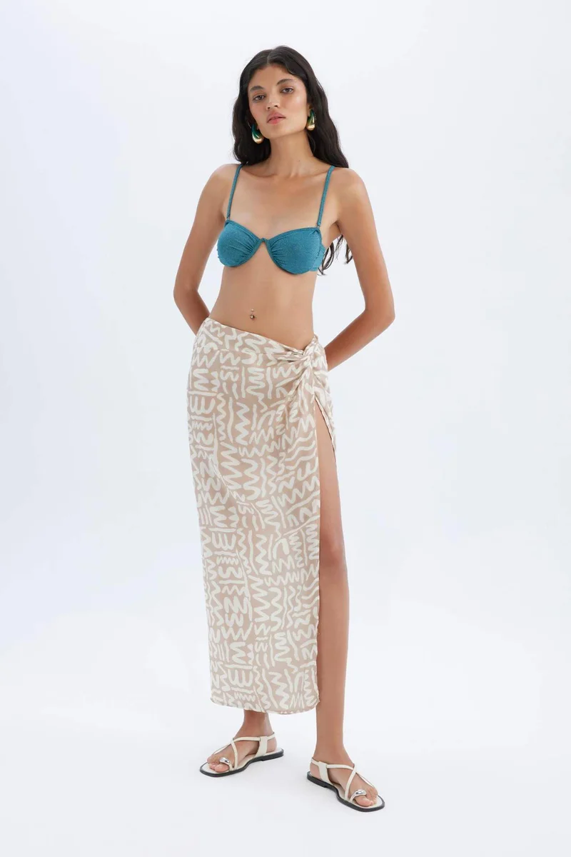 Defacto Regular Fit Printed Beachwear
