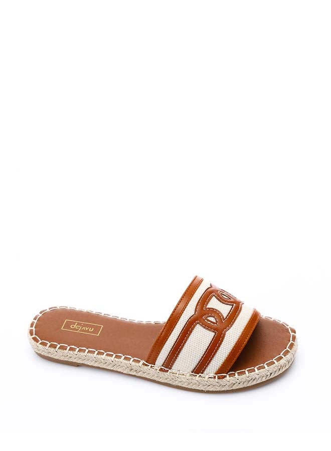 ديجافو شبشب Coastal Chic Espadrille - هافانا وأوف وايت  - Image 5
