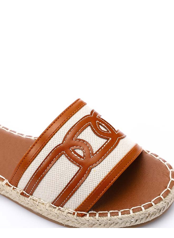 ديجافو شبشب Coastal Chic Espadrille - هافانا وأوف وايت  - Image 4
