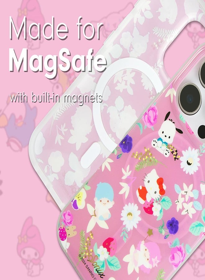 سونيكس جراب Sonix x Sanrio لهاتف iPhone 16 Pro | متوافق مع MagSafe | تم اختباره ضد السقوط من ارتفاع 3 أمتار | تصميم زهور هيلو كيتي وأصدقائها - Image 3