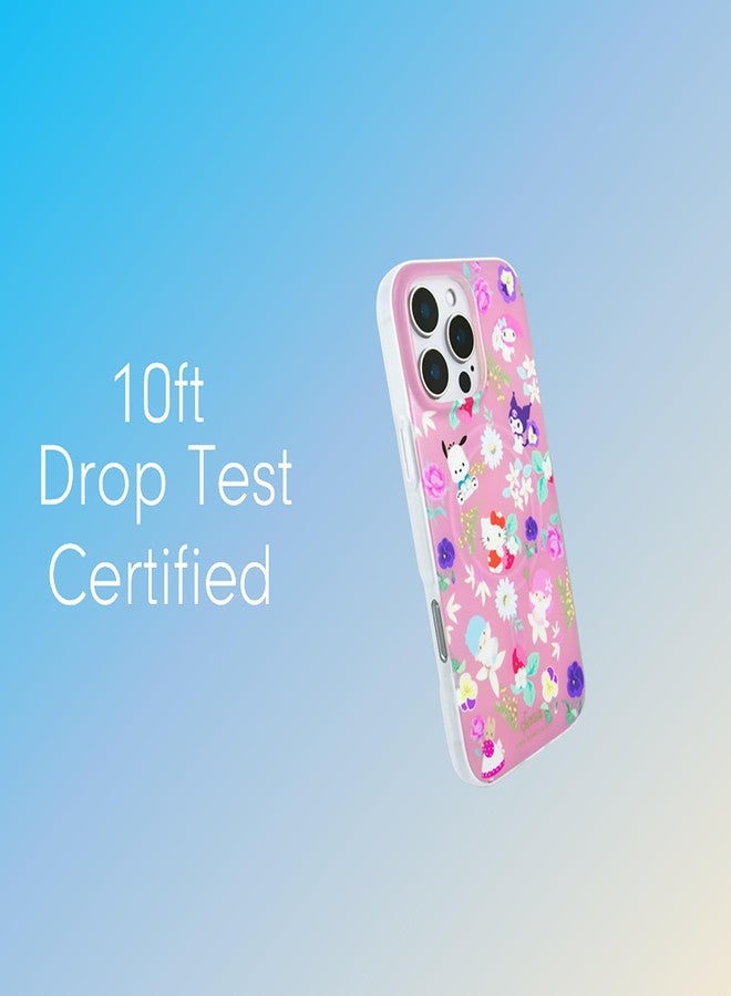 سونيكس جراب Sonix x Sanrio لهاتف iPhone 16 Pro | متوافق مع MagSafe | تم اختباره ضد السقوط من ارتفاع 3 أمتار | تصميم زهور هيلو كيتي وأصدقائها - Image 2