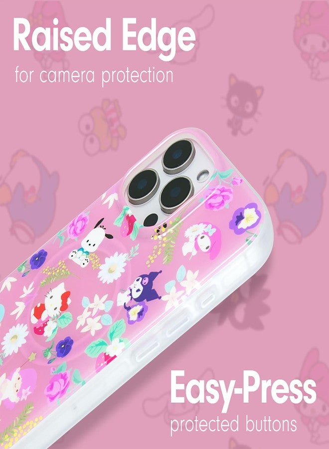 سونيكس جراب Sonix x Sanrio لهاتف iPhone 16 Pro | متوافق مع MagSafe | تم اختباره ضد السقوط من ارتفاع 3 أمتار | تصميم زهور هيلو كيتي وأصدقائها - Image 5